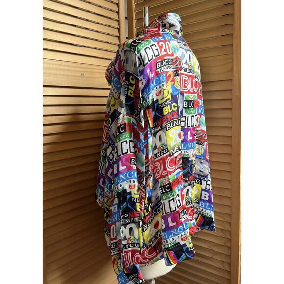Balenciaga Women's News 2020 Silk Jacquard 2020 Blouse Shirt size 34 NWT - Picture 3 of 5